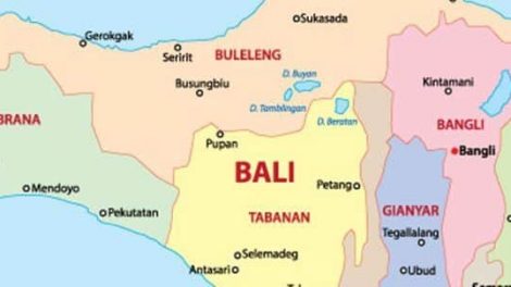 Where Is Bali Map