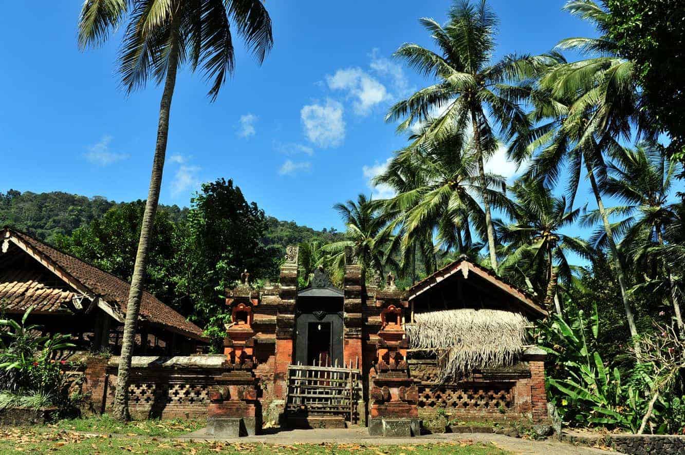  Tenganan  Aga Village Location in Candidasa East Bali  