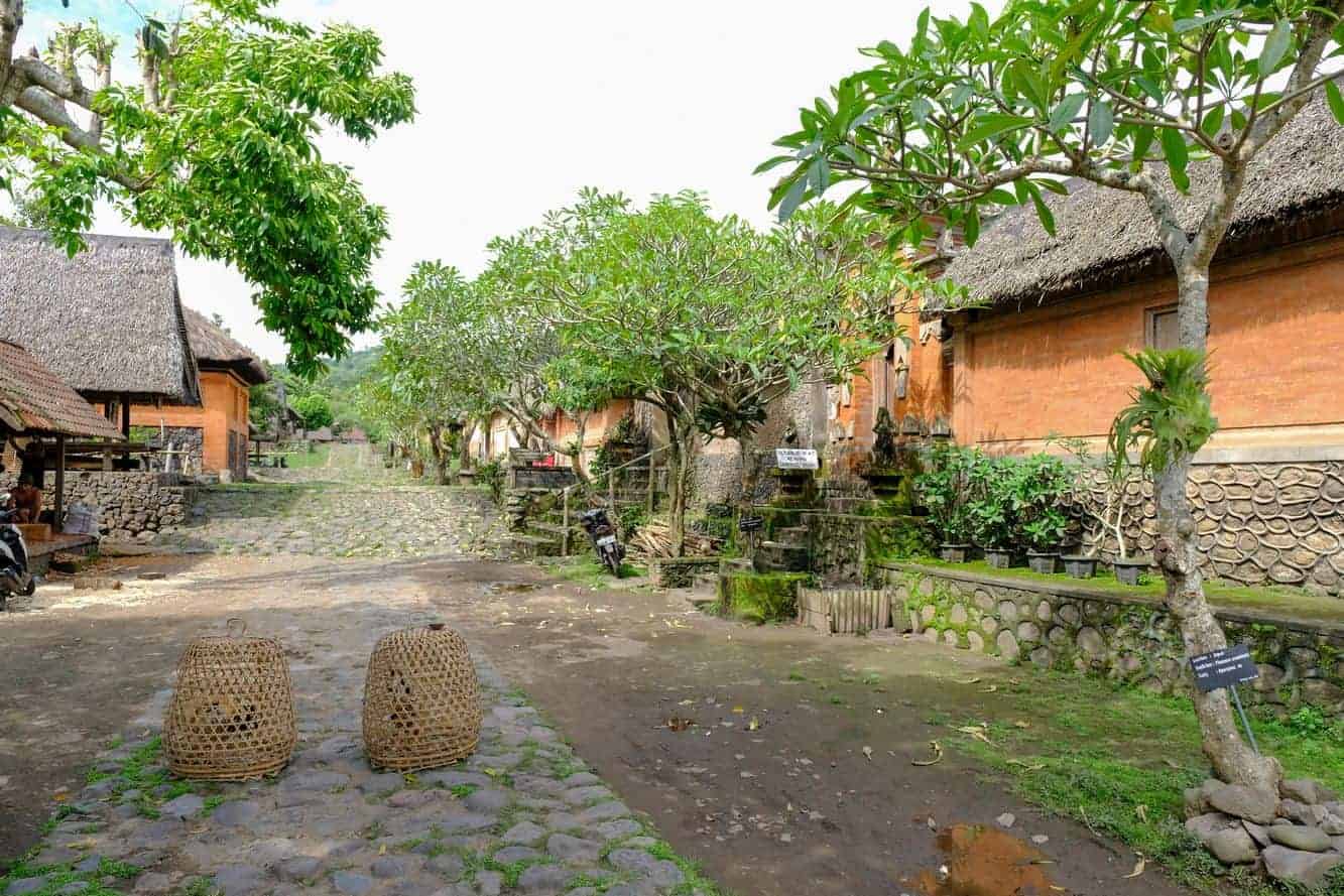  Tenganan  Aga Village Location in Candidasa East Bali  