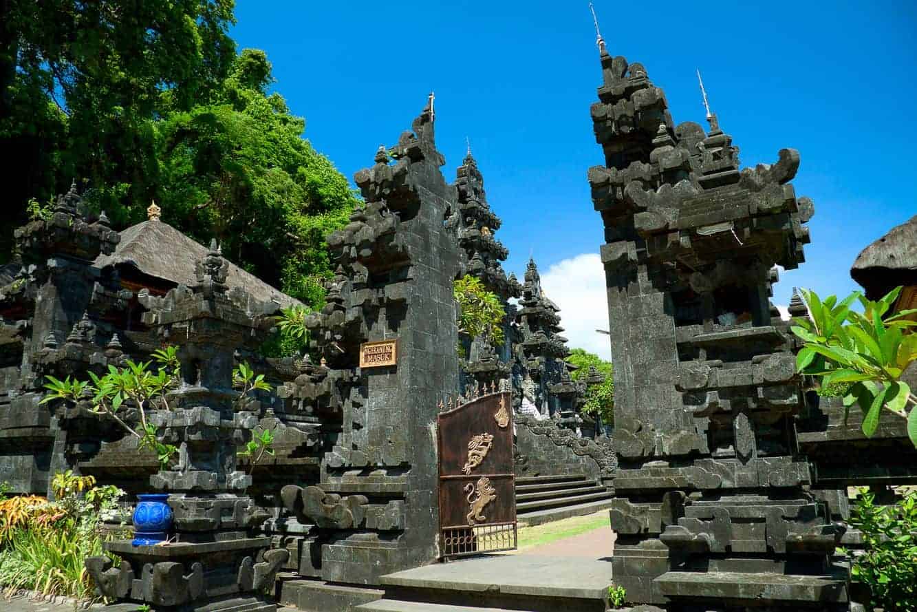 Pura Goa Lawah  Temple Bat Cave Bali Entrance Fee 